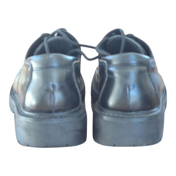 BED STU Mens Size 9 Black Chunky Heel Leather Oxford Gothic Emo Punk Shoes main image 11